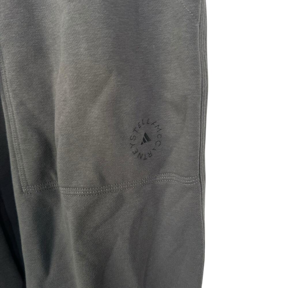 Adidas Stella McCartney Elastic Drawstring Waist Sweatpants Gray Womens Sz Small - Picture 3 of 8